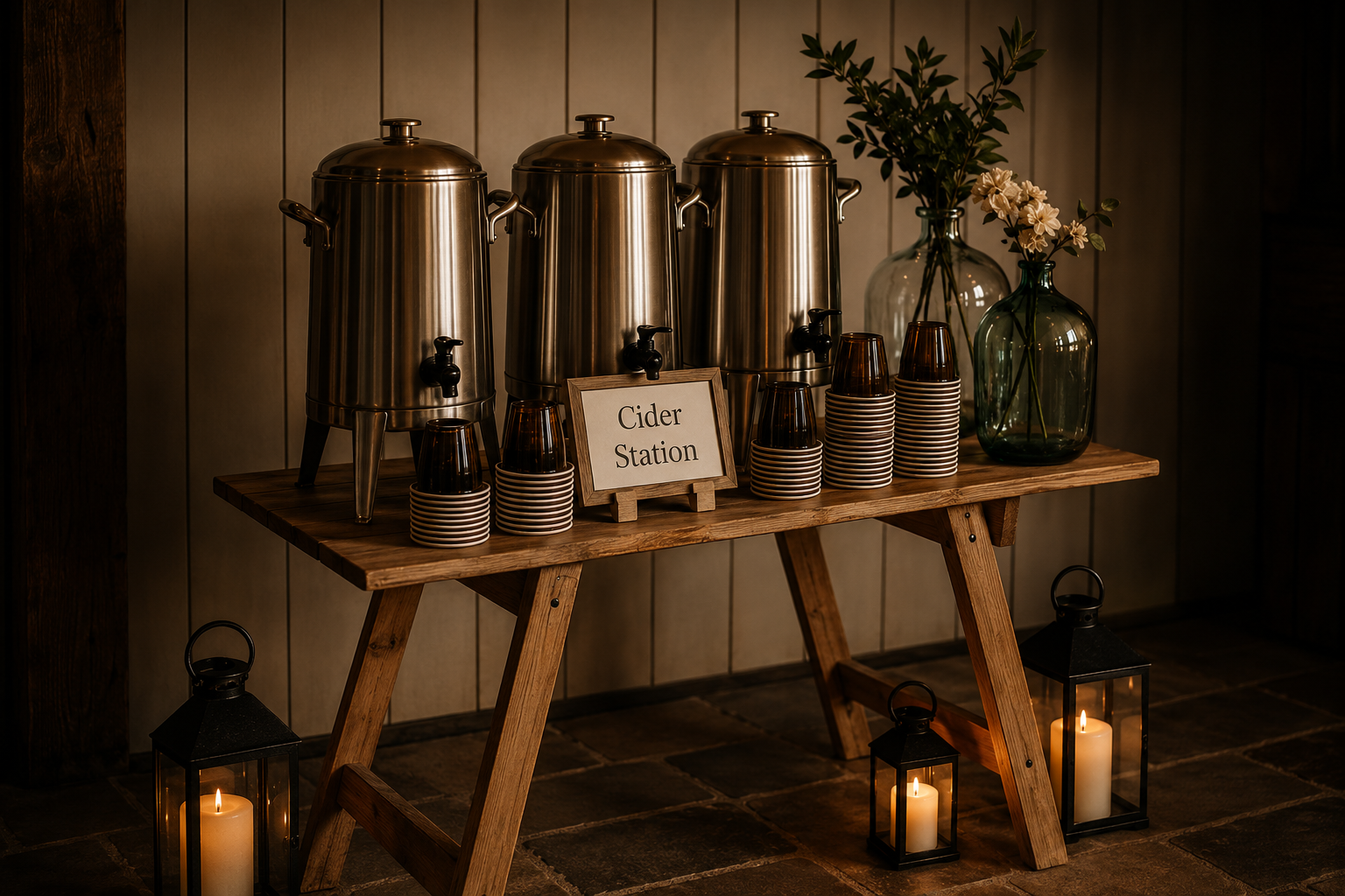 Mesa de cata de café